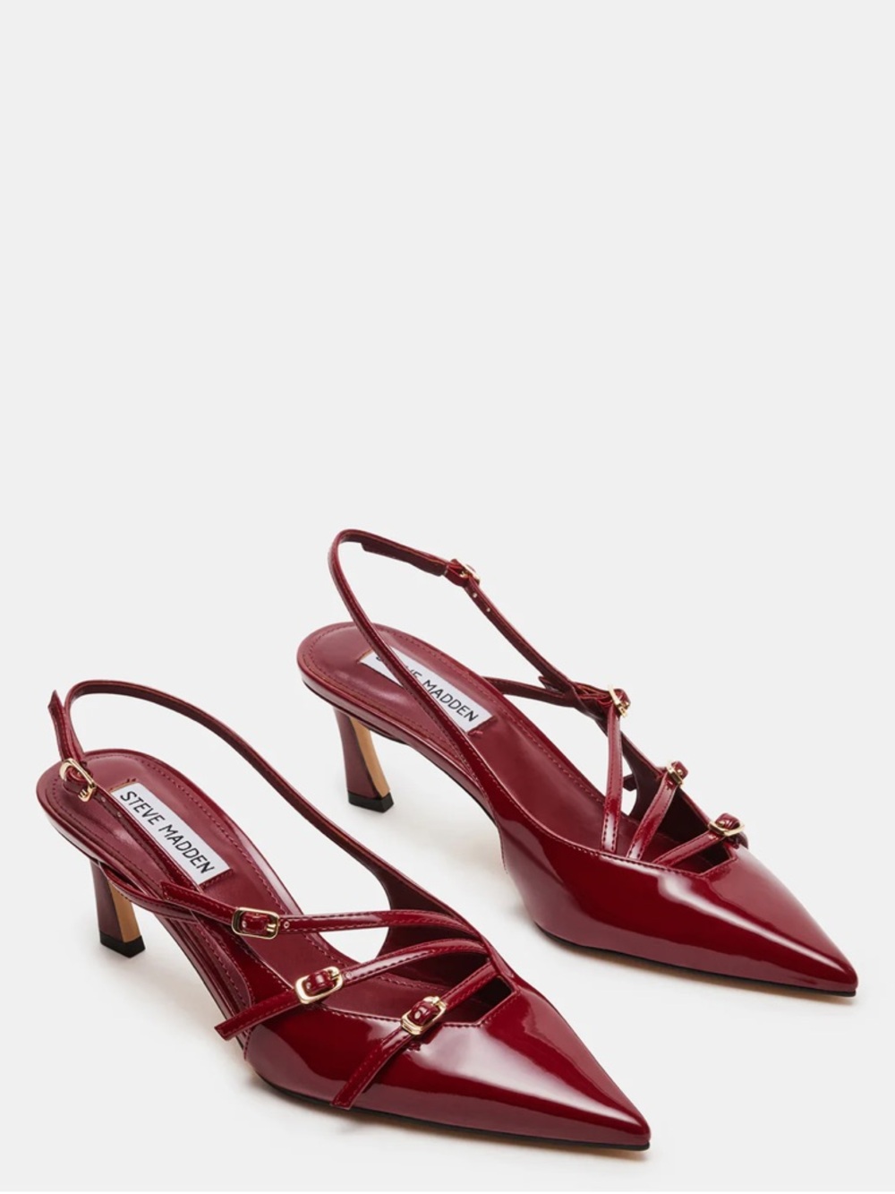 Steve Madden Liana Wine Patent Slingback Heel - NWOT